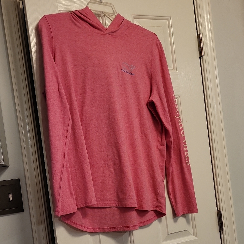 Vineyard Vines Pink Long Sleeve Hoodie